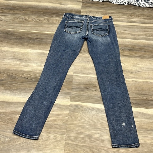🏁 Abercrombie & Fitch the skinny blue denim jeans size 6 - Picture 7 of 10